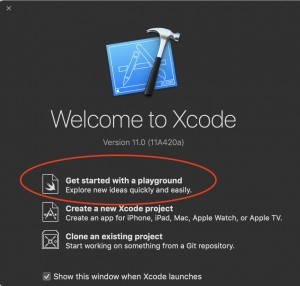 Create new Xcode Playground
