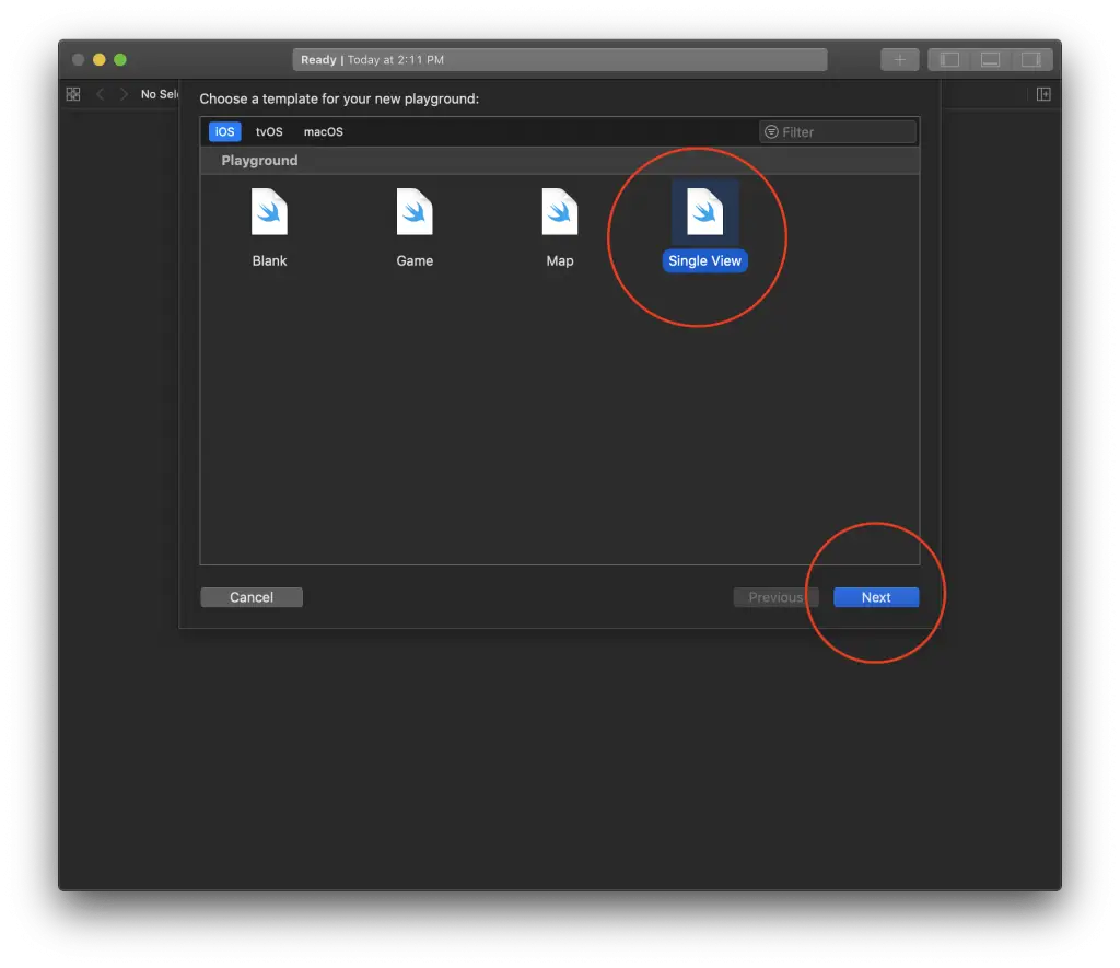 Xcode Playgrounds. Create UIView.