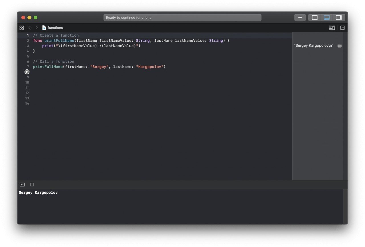 Swift Functions Tutorial with Code Examples - Apps Developer Blog
