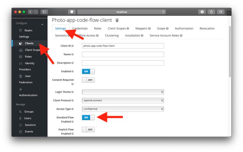 Enable the Authorization Code Grant Flow