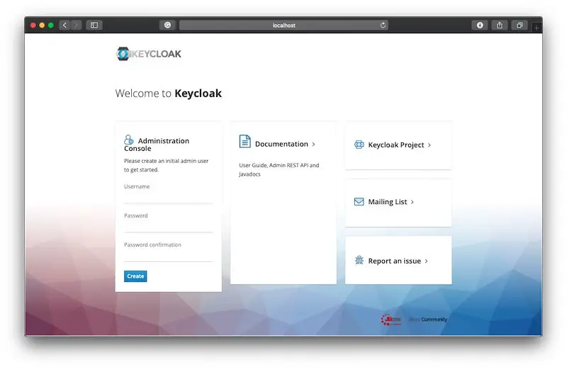 Keycloak: Create an Initial User