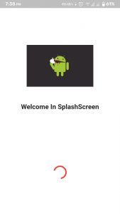 Splash screen example in Flutter
