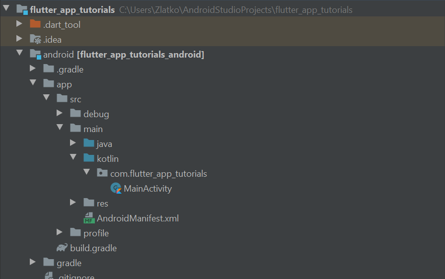 flutter call android activity