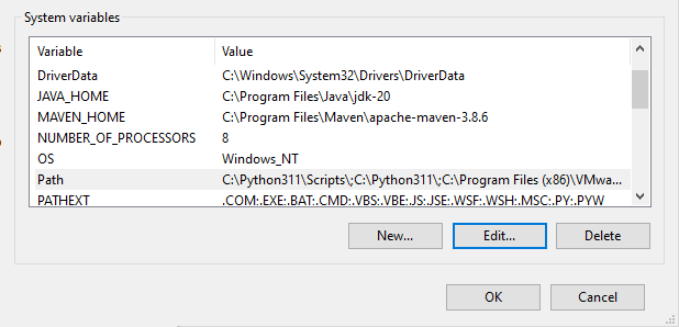 Edit The PATH Environment Variable