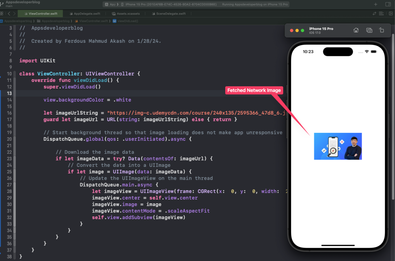 UIImageView and UIImage. Load Image From Remote URL.